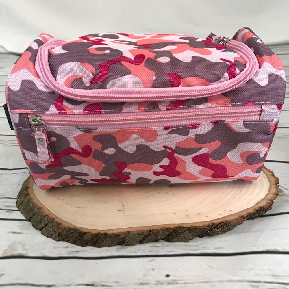 His & Her Camo Toiletry Cosmetic Travel Bag - Picture 6 of 16